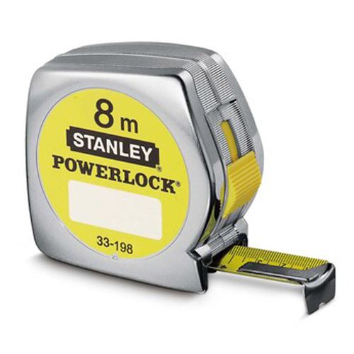 Mètre ruban 8mx25mm 'Powerlock Classic ABS' - STANLEY - 1-33-198 pas cher