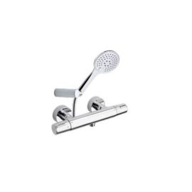 Mitigeur thermostatique de douche TZAR Ramon Soler 343402TR chromé avec ensemble - 34D306716 pas cher Principale M