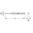 Chasse goupilles BRONZEPLUS 3 x 110 mm KS TOOLS 963.2591 photo du produit Secondaire 1 S