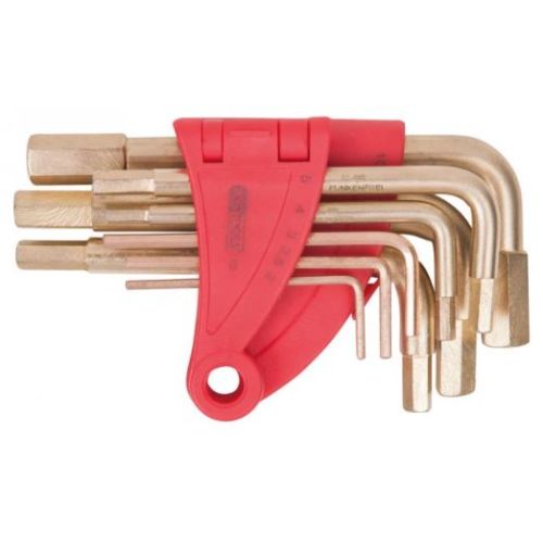 Jeu de 8 clés mâles BRONZEPLUS de 2 à 10 mm sur support KS TOOLS 963.1512 photo du produit Principale L