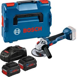 Meuleuse angulaire  18 V Bosch GWS 18V-10 + 2 batteries 5,5 Ah Procore + chargeur photo du produit Principale M