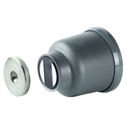 Arrêtoir fixation au mur 30kg D22 gris CF30.1W - ARELEC - 565001 pas cher