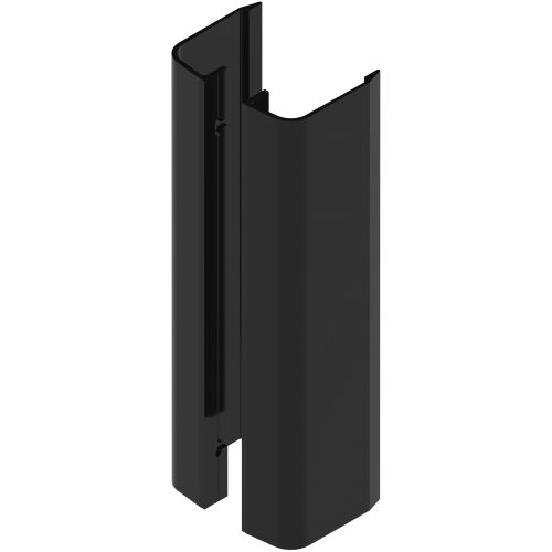 Paire de poignée aileron 300mm laqué noir RAL9005 satiné - LA CROISEE DS - DS6825-P013 pas cher