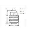 Mandrin à serrage 2,5 à 16mm Série Pro et Industrielle KS3 - CORI - AP16B16 pas cher Secondaire 2 S