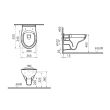 Pack WC suspendue S20 Round sans bride abattant standard VITRA 7644B003-6079 photo du produit Secondaire 1 S