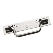 Poignée sur platine type Saint Etienne 140 mm zingué blanc MERMIER M-342143 photo du produit