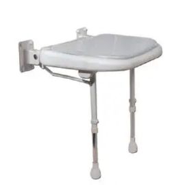 Banc de douche AKW rembourr&eacute; rectangulaire gris - 04570P photo du produit Principale M