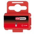 Boîte de 5 embouts de vissage fente 25 mm 1/4'' 3 mm KS TOOLS 911.3304 photo du produit Secondaire 2 S