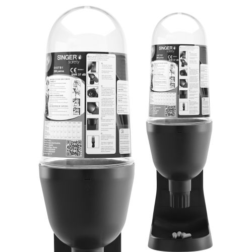 Distributeur bouchons d’oreille en vrac - SINGER - DISTB pas cher Secondaire 1 L