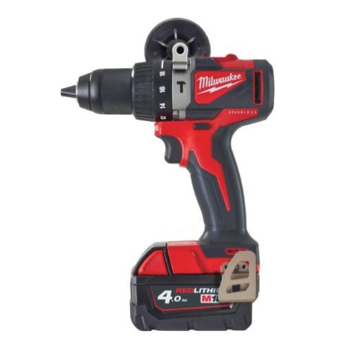 Perceuse à percussion brushless 18 V M18 BLPD2-402X 82 Nm + 2 batteries 4 Ah + chargeur M12-18 FC + coffret HD BOX MILWAUKEE 4933464560 photo du produit Secondaire 1 L