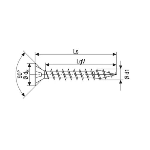 Vis universelle tête fraisée Torx filetage total WIROX 4X40 boîte de 1000 - SPAX - 1191010400405 pas cher Secondaire 1 L