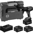 Perceuse-visseuse 18V EXSR18V-150 Biturbo Brushless + 2 batterie 8Ah + 1 batterie 5,5Ah + chargeur rapide + coffret L-BOXX - BOSCH EXPERT - 06019R2202 pas cher