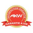 Barre d'appui en acier inoxydable recouvert d'epoxy droite 300 mm AKW 01240WH photo du produit Secondaire 1 S