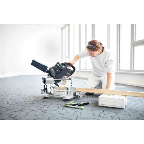 Scie à onglets radiale 18V Festool KAPEX KSC 60 EB I-UG-SET + set Energie SYS 18 V 2 x 5,2 /TCL 6 DUO - 577178 photo du produit Secondaire 9 L