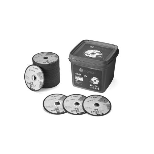 Disques à tronçonner métal 125 x 1 seau de 100 BOSCH 061599765G pas cher