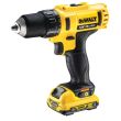 Perceuse-visseuse 12 V + 2 batteries 2.0Ah + chargeur + coffret DEWALT DCD701D2-QW photo du produit Secondaire 1 S