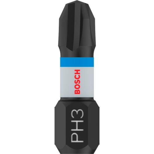 Embout de vissage Pro impact PH3 25 mm pour un vissage robuste BOSCH 2608522469 photo du produit