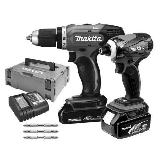 Pack Perceuse visseuse 18V DDF453 + visseuse à chocs 18V DTD146 + 2 batteries 3Ah + chargeur + coffret MAKPAC - MAKITA - DLX2022SJ3 pas cher Secondaire 6 L