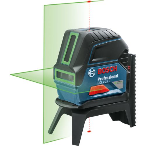 Laser points et lignes GCL 2-15 G Professional + 3 piles 1,5 V + coffret BOSCH 0601066J00 photo du produit Secondaire 1 L