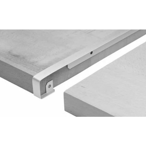 Profilé jonction bord à bord argent épaisseur 38mm - NORDLINGER - 680118 pas cher Secondaire 2 L