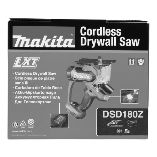 Scie à plaque de plâtre LXT 18V (sans batterie ni chargeur) - MAKITA - DSD180Z pas cher Secondaire 4 L