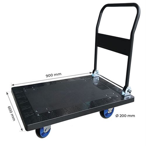 Chariot Stockman plastique avec dossier rabattable 500 kg - CP50PU photo du produit Secondaire 2 L
