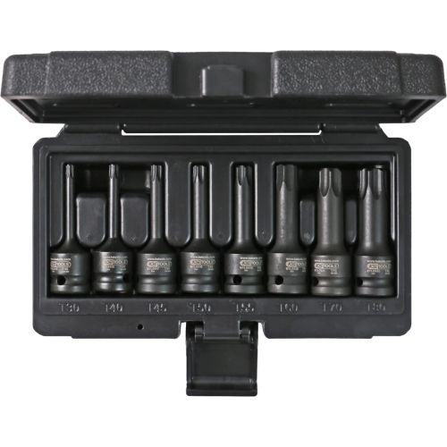 Coffret de 8 douilles tournevis à chocs longues 1/2 '' TORX® T30 à T80 KS TOOLS 911.0901 photo du produit Secondaire 1 L