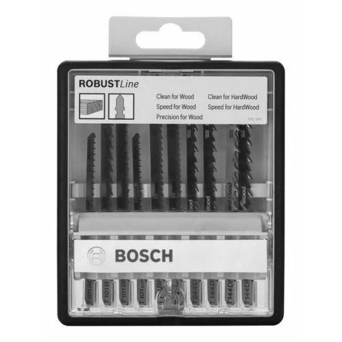 Kit de 10 lames de scie sauteuse Wood Expert, Robust line - BOSCH - 2607010540 pas cher Secondaire 1 L