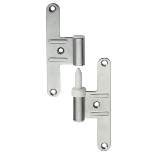 Lame mâle pour paumelle bois universelle forme en T droite acier zingué blanc MERMIER  M-789271 photo du produit Secondaire 1 L