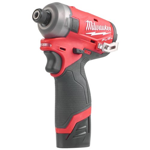 Visseuse à chocs hydraulique 12 V M12 FQID-202X Hexagonale ¼'' + 2 batteries 2 Ah + chargeur + HD BOX MILWAUKEE 4933464973 photo du produit Secondaire 1 L