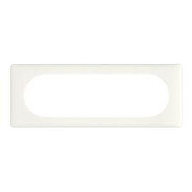 Plaque de finition Legrand blanc 6/8 modules - 068636 pas cher Principale M