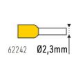 Lot de 10 cosses embouts male isolant section 1,5 mm² ELECTRALINE 62240 photo du produit Secondaire 1 S