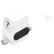 Arrêt de vantail S'HESTIA semi-automatique blanc RAL 9010 - LA CROISEE DS - DS2590-036 pas cher