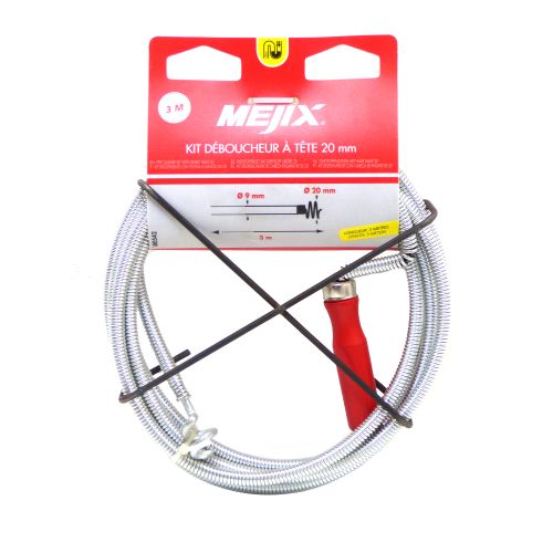 Déboucheur de canalisation L3 m D20 mm MEJIX 180542 photo du produit Secondaire 4 L