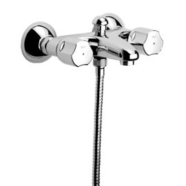 Mélangeur bain-douche NIAGARA ROCA bicommande avec flexible - A5A0270C00 pas cher Principale M