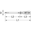Tournevis à douilles ERGOTORQUEPLUS flexible 6 mm KS TOOLS 159.1126 photo du produit Secondaire 1 S