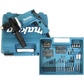 Perceuse à percussion 710W Makita HP1631KX3 + coffret d'accessoires photo du produit Principale M