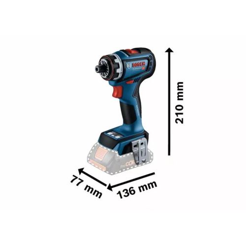 Perceuse-visseuse 18 V GSR 18V-90 FC Professional + 2 batteries + chargeur + coffret L-BOXX 136 BOSCH 06019K6200 photo du produit Secondaire 1 L
