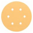 5 disques abrasifs C470 Best for Wood+Paint 150 mm 6 trous G120 pour ponceuses excentriques BOSCH 2608605089 photo du produit