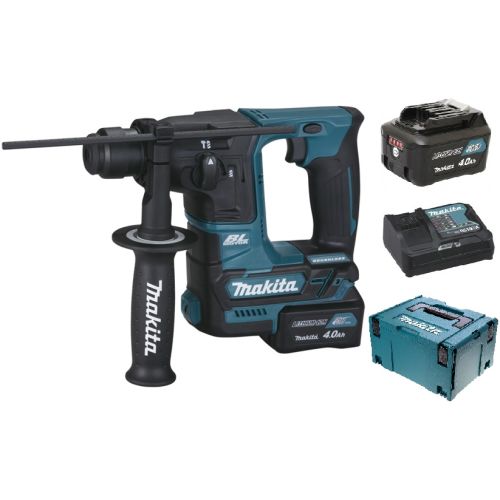 Perforateur SDS Plus 12 V + 2 batteries 4 Ah + chargeur + coffret MAKPAC MAKITA HR166DSMJ photo du produit