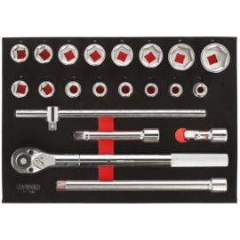 Module de douilles et accessoires KS Tools 3/4 '' 21 pièces - 711.1034 photo du produit Principale M