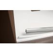 Paroi de douche MACAO sans seuil 142-155cm blanc transparent avec partie fixe gauche - KINEDO - PA649BTNEG pas cher Secondaire 1 S