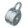 Poulie oeuil galet double 20mm Zamak zingué 1Pièce - CHAUBEYRE - 8096202 pas cher