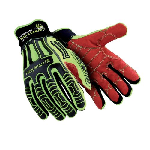 Gants RIG LIZARD HEX ARMOR vert et noir/rouge T9 UVEX 6099009 photo du produit