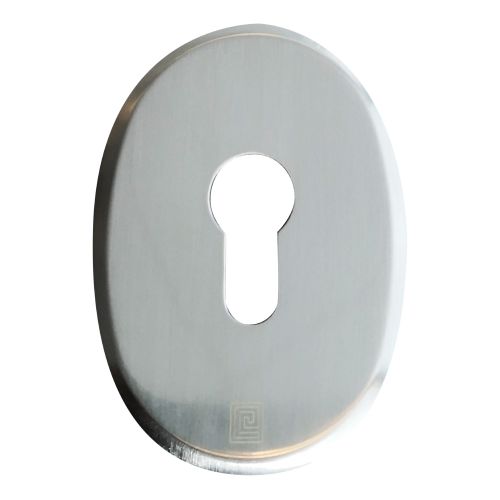 Rosace ovale SALOME satin nickelé clé I Héraclès D-807ROE-SN photo du produit Secondaire 1 L