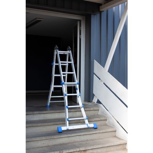 Echelle télescopique Multiscopic 3,62 m 4 x 3 échelons - TUBESCA-COMABI - 94318 photo du produit Secondaire 10 L