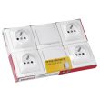 Lot 2 interrupteurs ou va-et-vient ASL avec 4 prises de courant LEGRAND 100600 photo du produit
