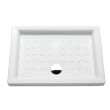 Receveur à poser POLO carré 100x80x8 cm rectangulaire blanc ROCA WMT1CA11Z000001 photo du produit Secondaire 1 S