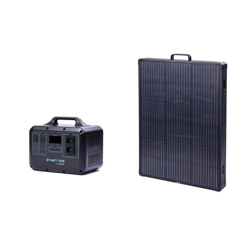 Station énergie portative 1500 panneau solaire cadré 315W photo du produit