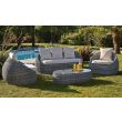 Salon bas de jardin ISA gris - DCB GARDEN  - PVC-ISA-SALON pas cher Secondaire 2 S